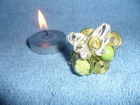 anillo con obalorios varios